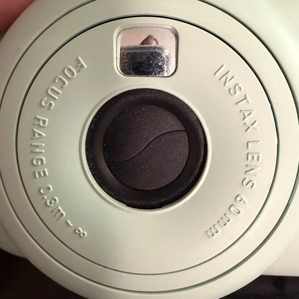 Fujifilm Instax Mini 12 Instant Film Camera Mint Green 60mm Lens Selfie Mirror